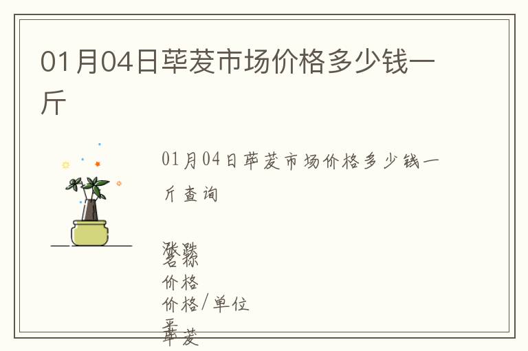 01月04日蓽茇市場價格多少錢一斤
