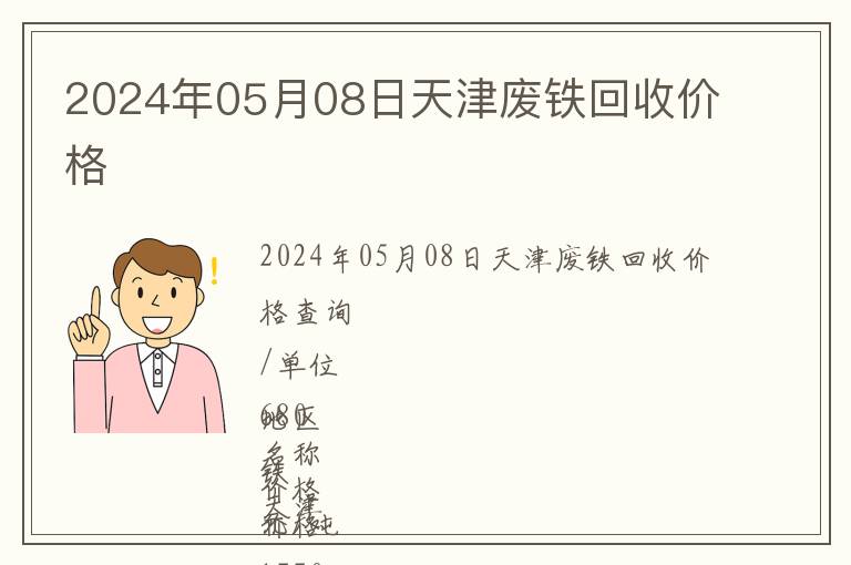 2024年05月08日天津廢鐵回收價格